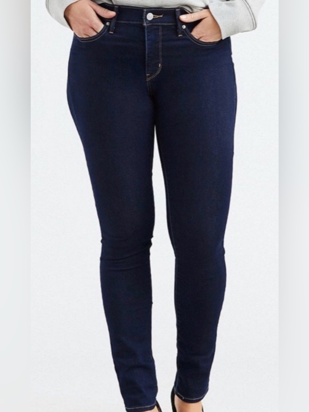 Levi’s 311 Shaping Skinny Dark Wash Jeans Sz 32 Tummy Control